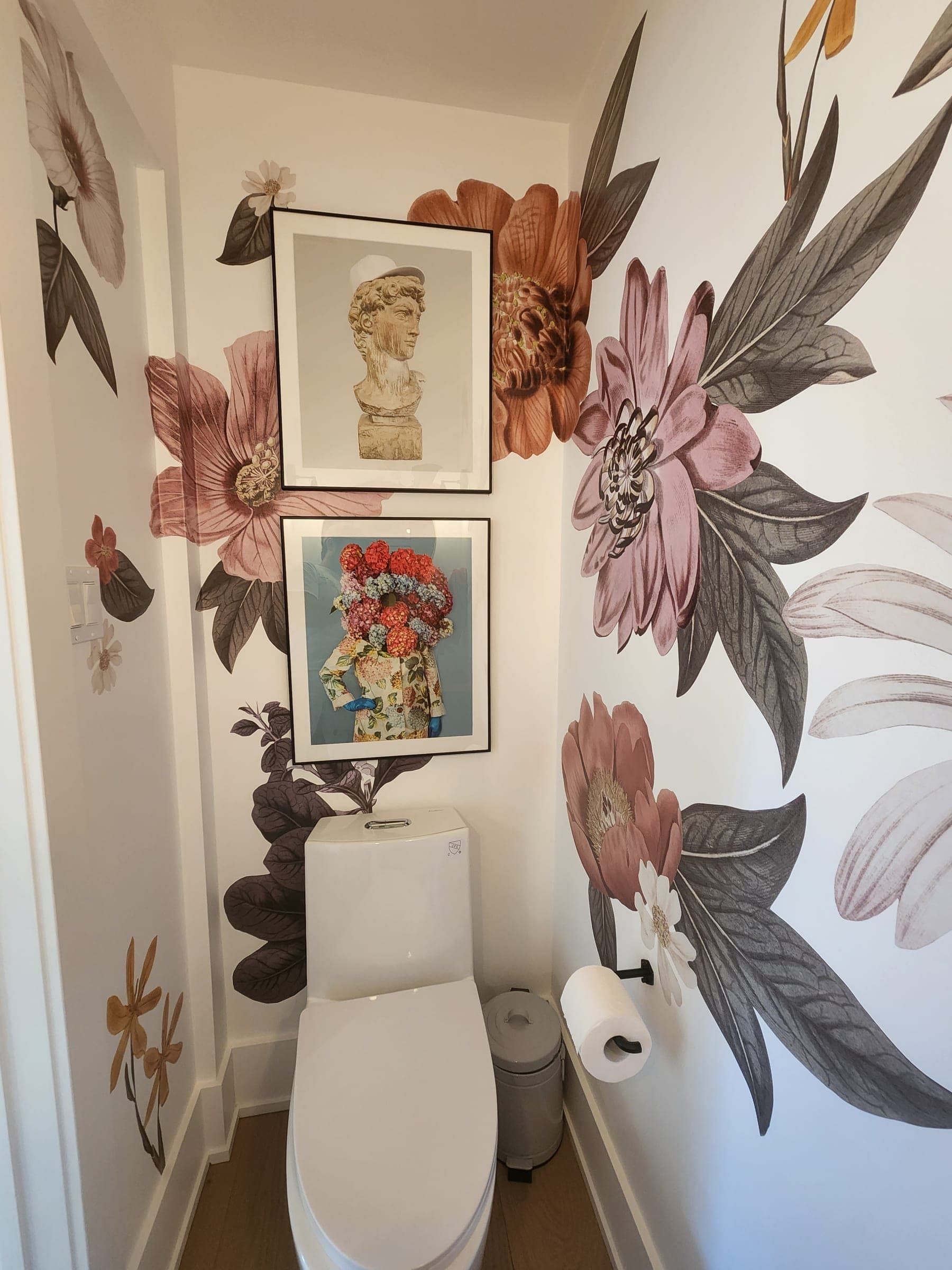 Luxury bathroom paint finish by Sigma Painting — wider view of the completed space